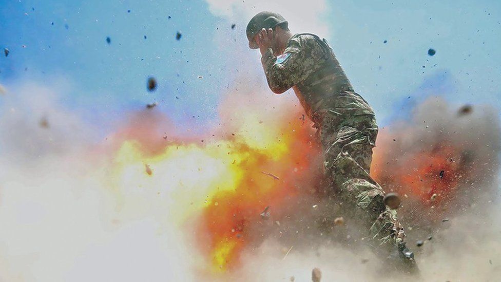 Фотограф зняла свою смерть у вибуху міни
