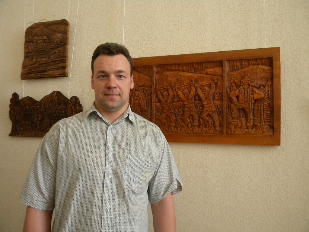 Закарпатський різьбяр  презентував власні роботи в Одесі