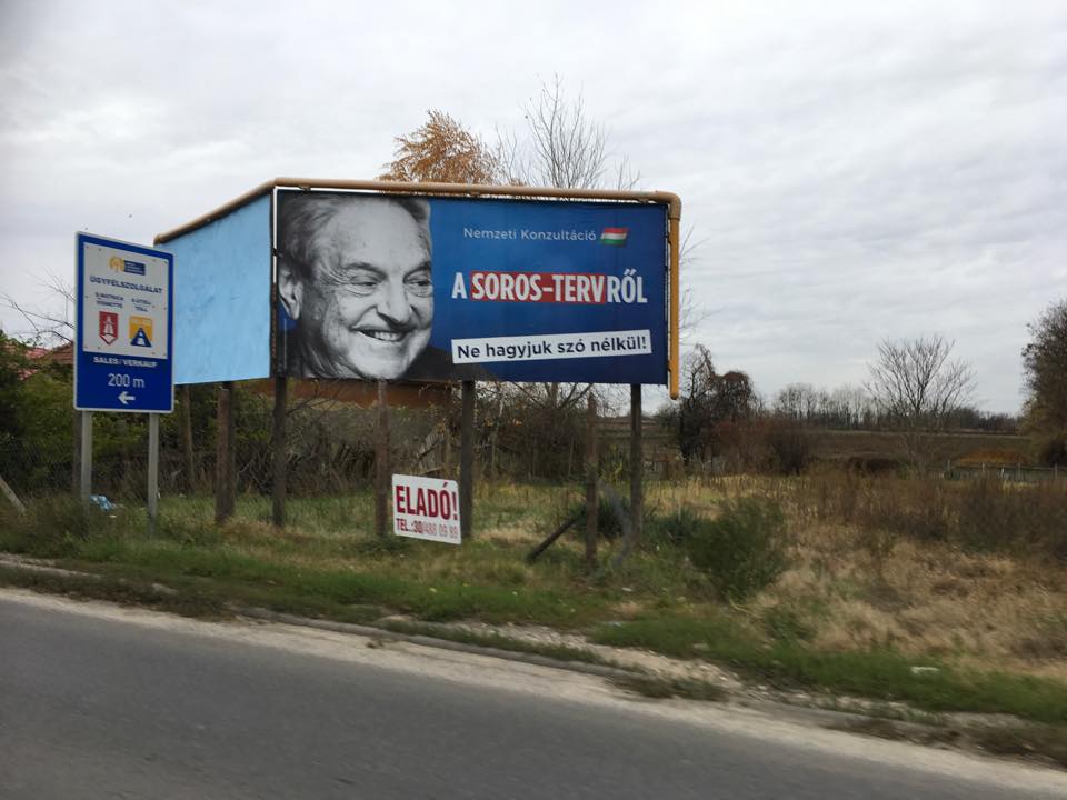 Проти Джорджа Сороса - білборди в Угорщині