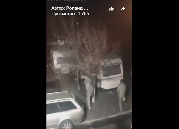 В мережі Фейсбук розповсюдили відео пограбування автівки на Ужгородщині (ВІДЕО)