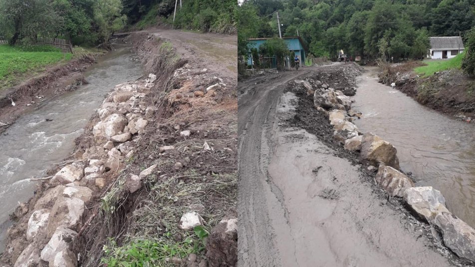 Коли на Рахівщині відновлять зруйновану паводком дорогу (ФОТО)