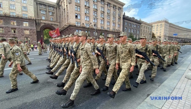 У Києві проходить перша репетиція параду до Дня Незалежності (ФОТО, ВІДЕО)