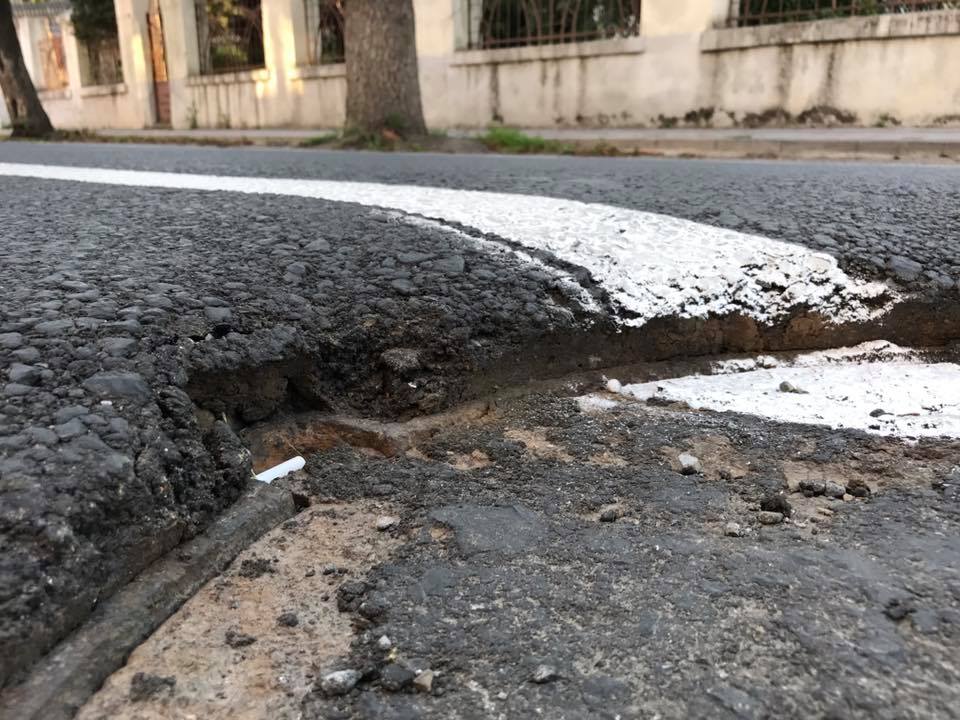 Ужгородці скаржаться на неякісний ремонт дороги