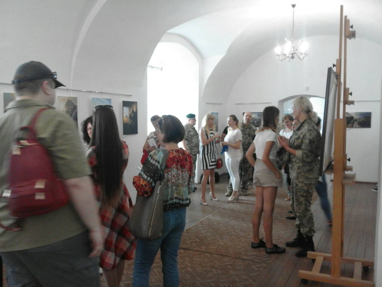 В Мукачівському замку Паланок відбулась виставка "Кордон"