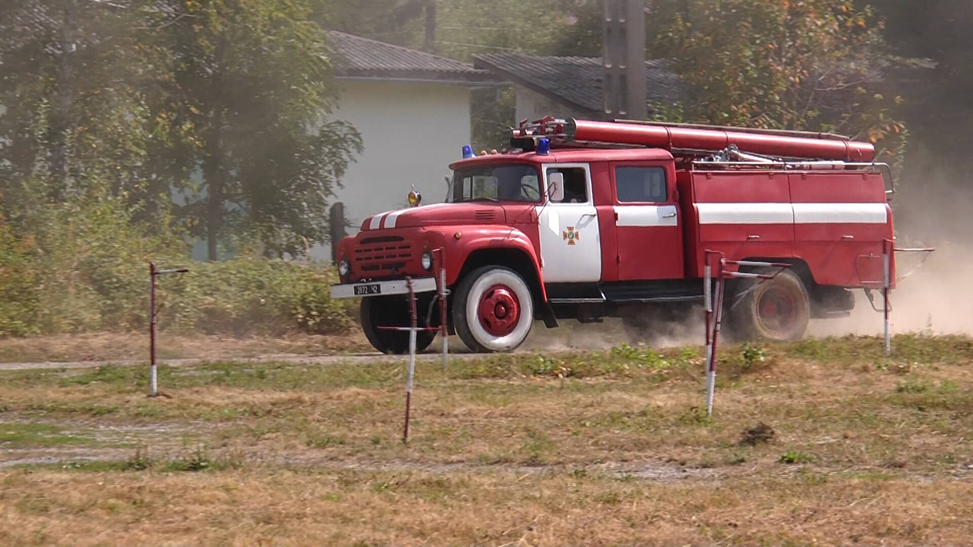 У Хусті влаштували обласні змагання водіїв-пожежників (ВІДЕО)