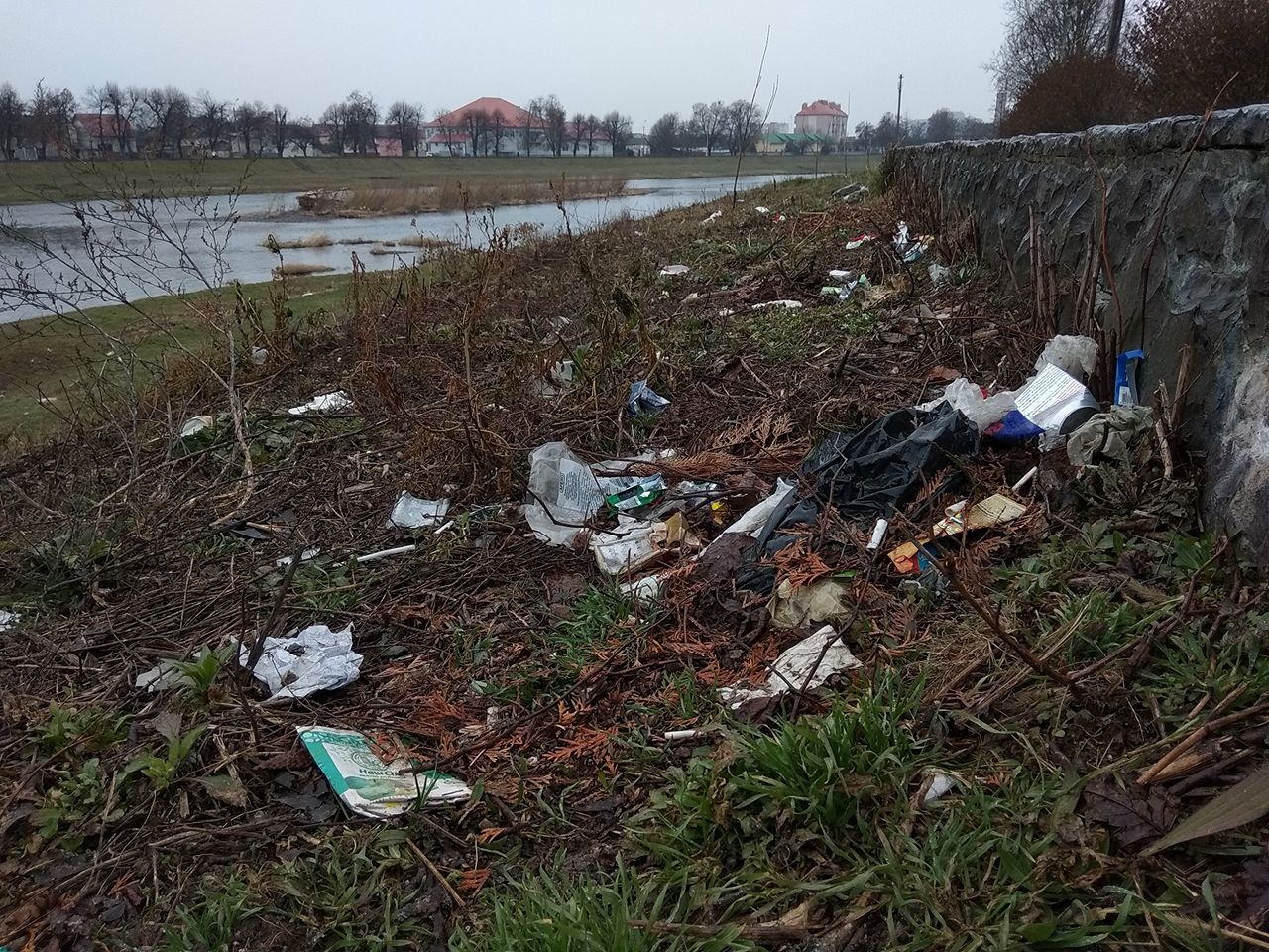 Річка Латориця перетворилася у море сміття (ФОТО)