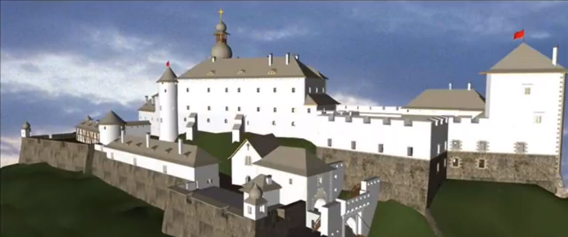 В мережі показали Хустський замок в 3D (ВІДЕО)