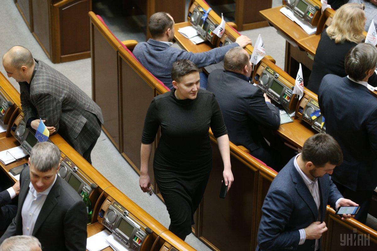 Савченко затримали у Раді (відео)