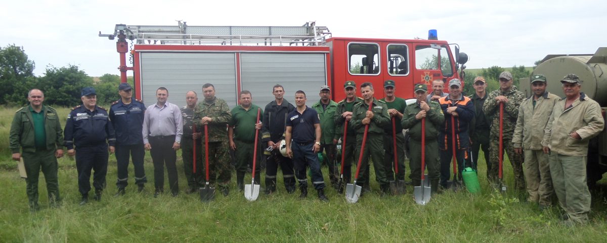 Лісівники та рятувальники Берегівщини провели спільні пожежні навчання