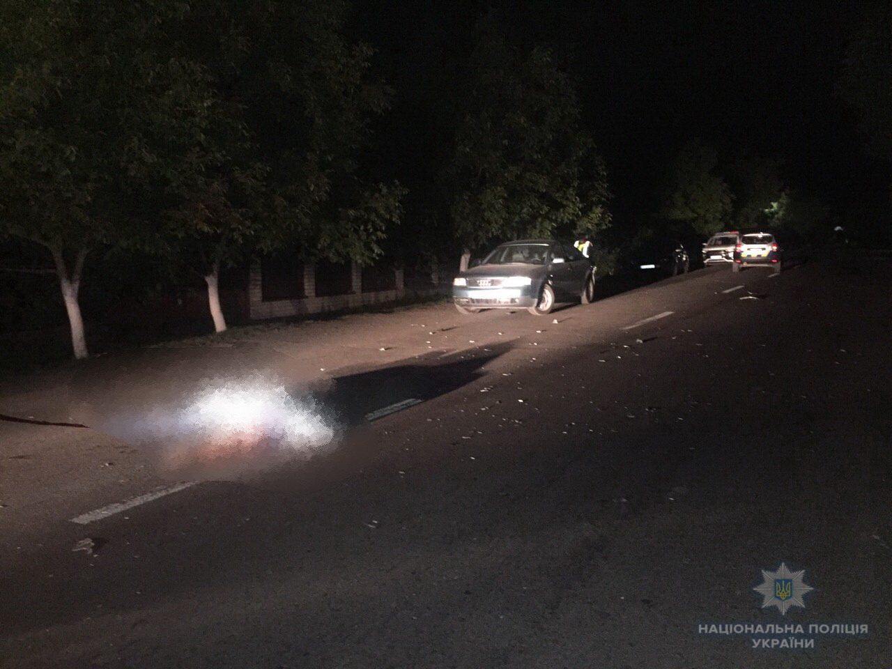 Берегівські поліцейські розшукують водія, який насмерть збив пішохода і втік