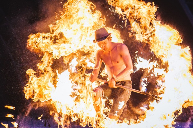 На вогняному шоу в Ужгороді встановили рекорд (ФОТО)