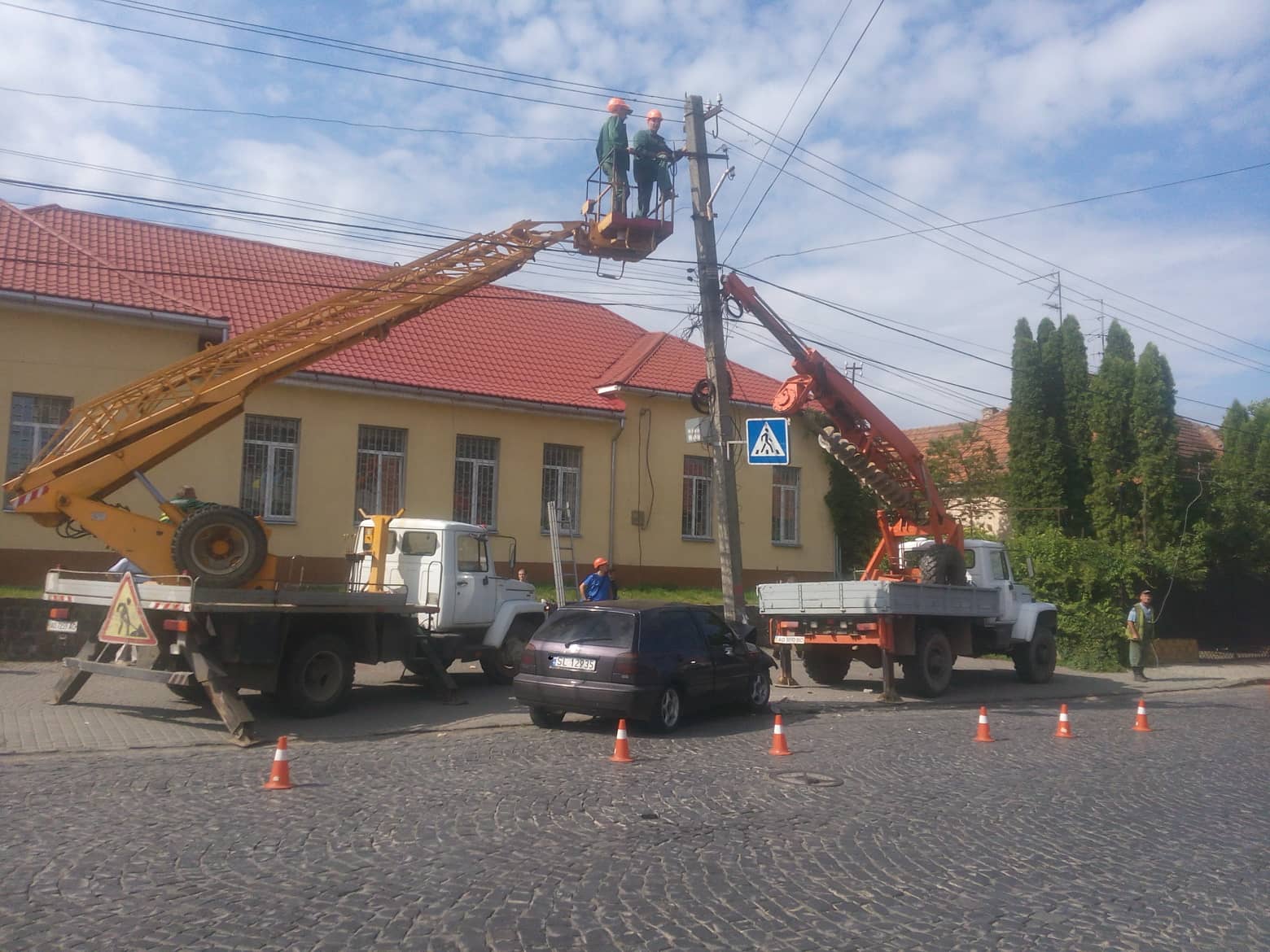 З'явилось відео з місця ДТП в Мукачеві (ВІДЕО)