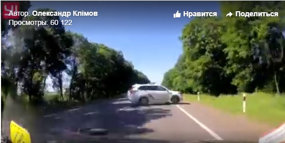 На трасі Київ-Чоп поліцейський автомобіль потрапив в ДТП (ВІДЕО)