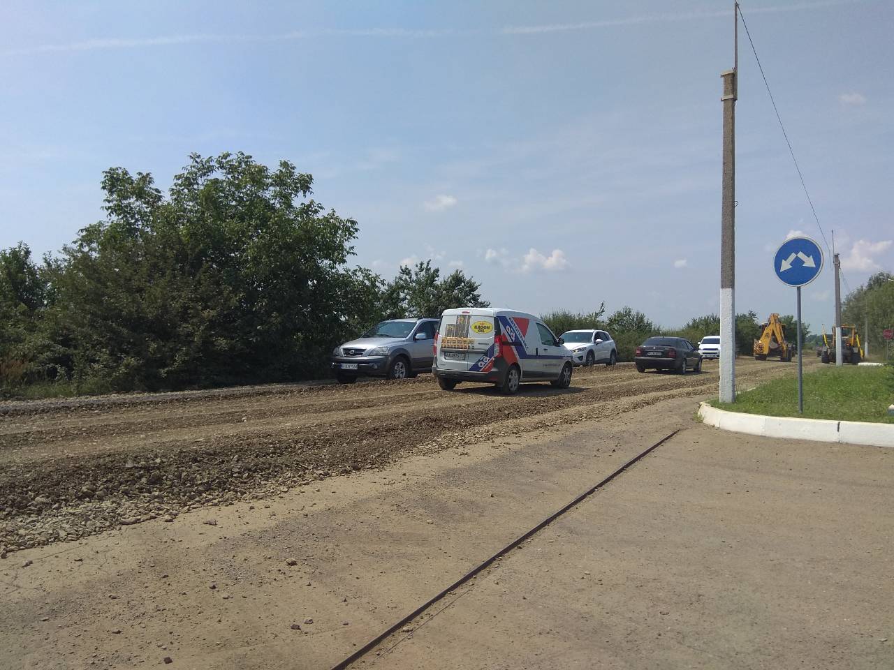 На автодорозі «Вилок-Виноградів» триває ремонт (ФОТО)
