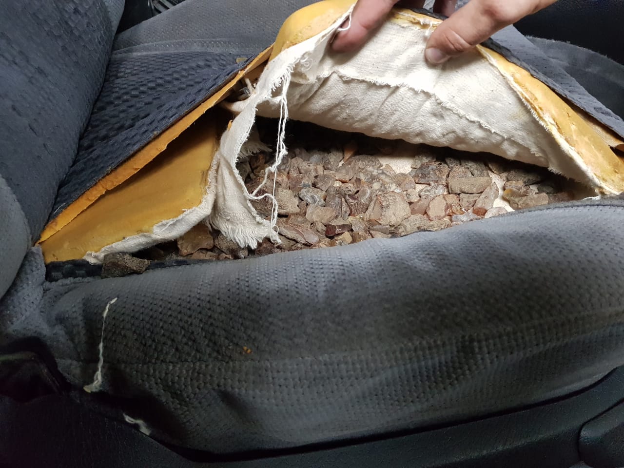 Прикордонники Закарпаття виявили 24 кг бурштину (ФОТО+ВІДЕО)