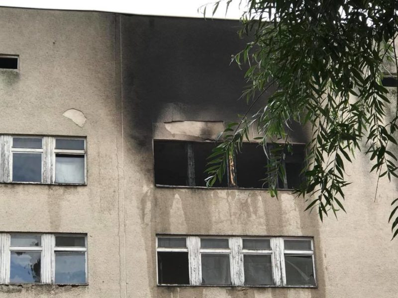 В будівлі Ужгородського пологового будинку знову виникла пожежа