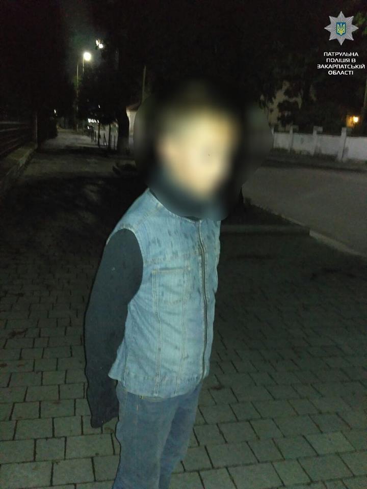 Світанковий вандалізм: хлопчик із ужгородщини бешкетував у районному центрі (ФОТО)