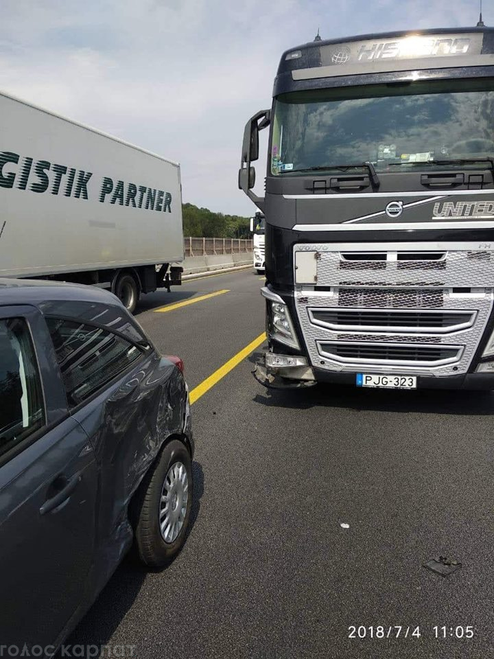 В Німеччині сталося ДТП в якому постраждав водій із Виноградова (ФОТО)