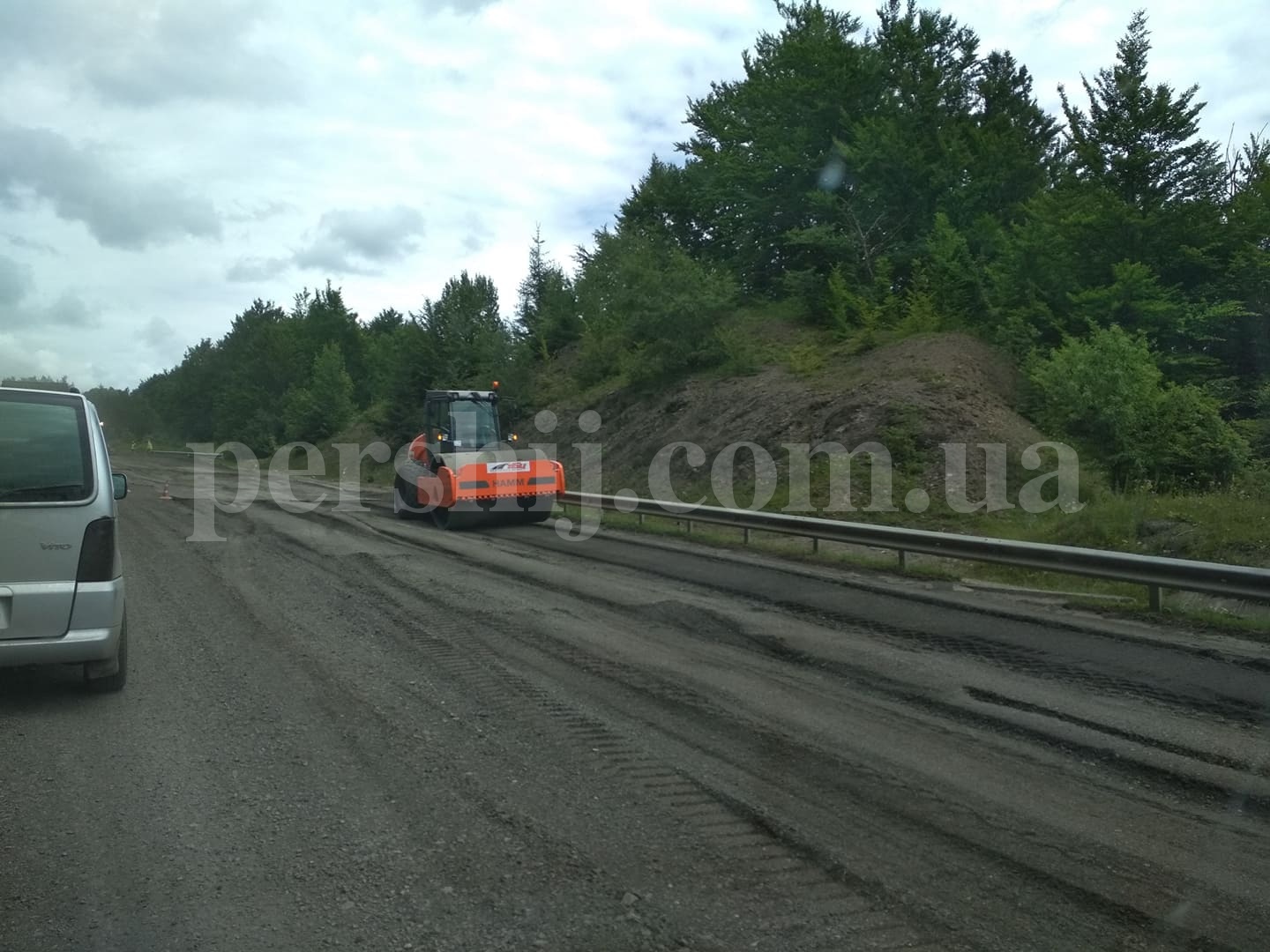 Капітальний ремонт дороги на Абранському перевалі (ФОТО)