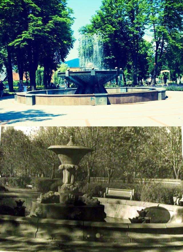 Фонтани минулого: в мережі показали, як раніше виглядав фонтан у Хусті (+ФОТО)