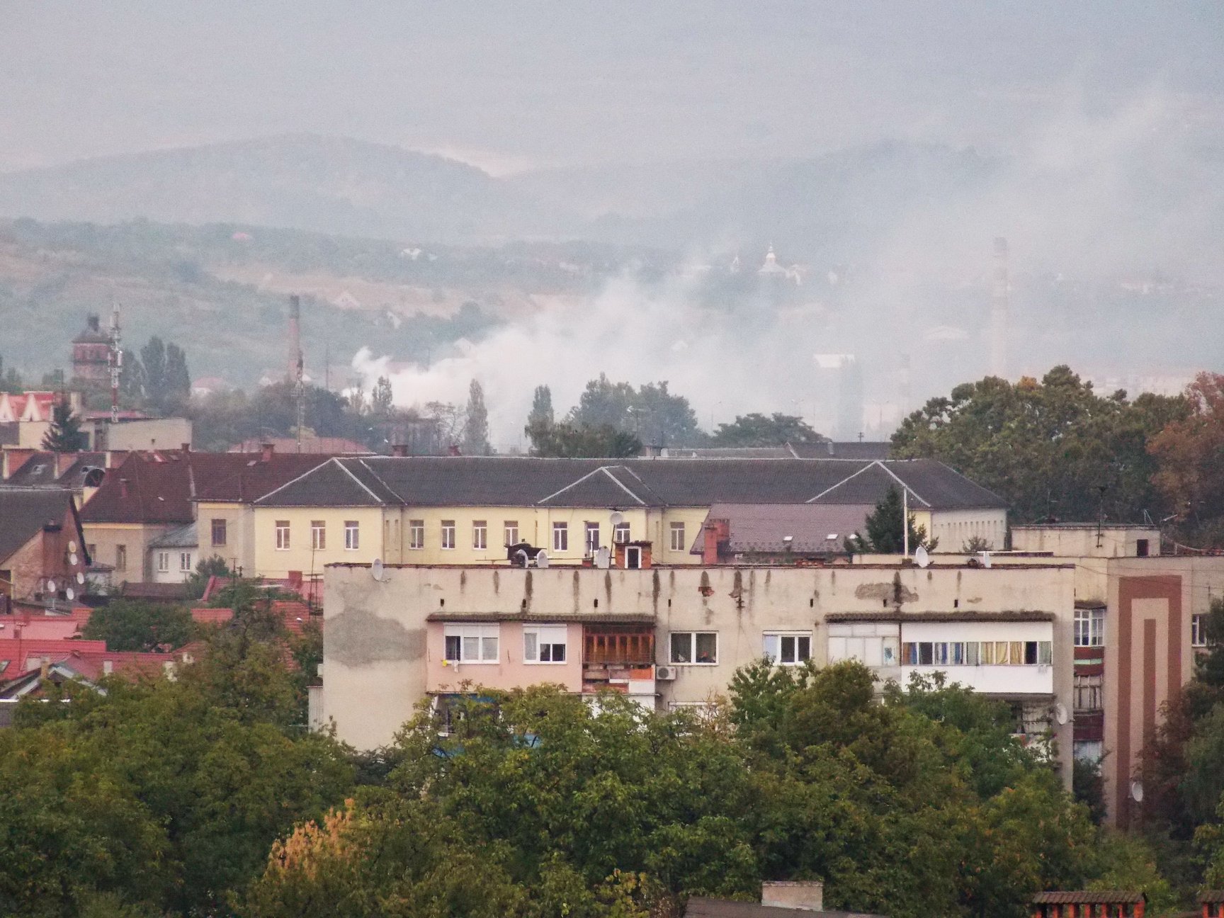 У Мукачеві знову пожежа? (фото)