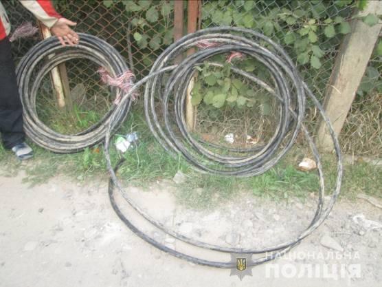 Мукачівському крадію кабелю загрожує до п'яти років позбавлення волі (ФОТО)