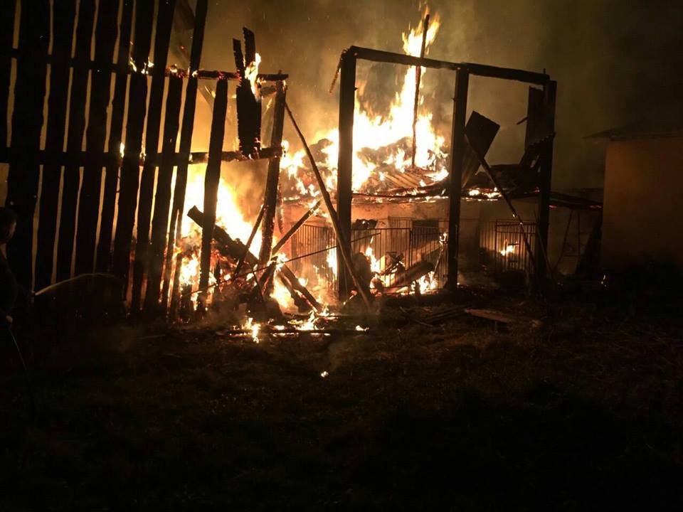 У Оноку на Виноградівщині сталася масштабна пожежа (ФОТО)