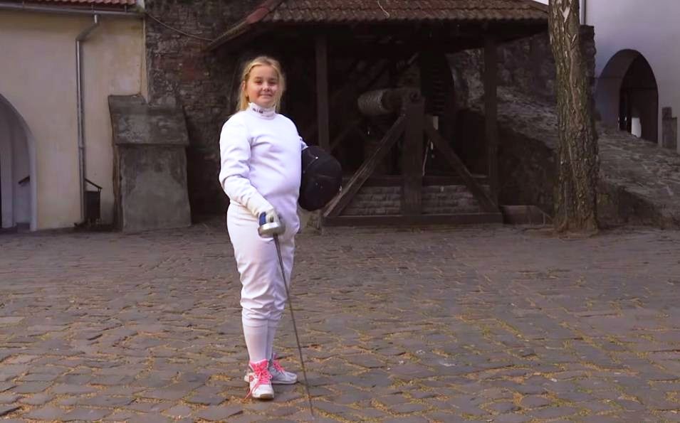 Майбутнє України: юна фехтувальниця з Мукачева Софія Тромпак (відео)