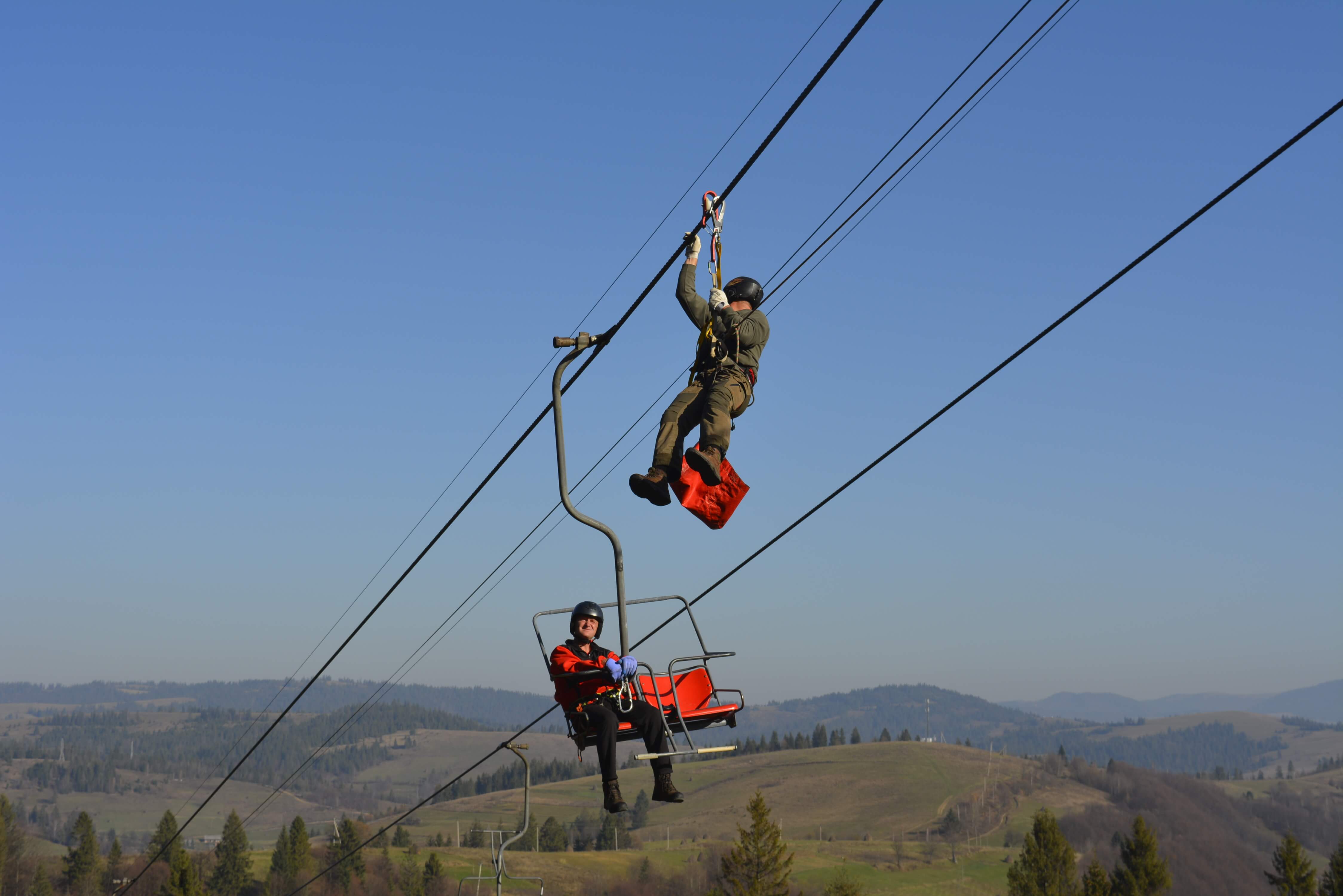 Гірські рятувальники відточували майстерність на горі Гимбі  (фото)