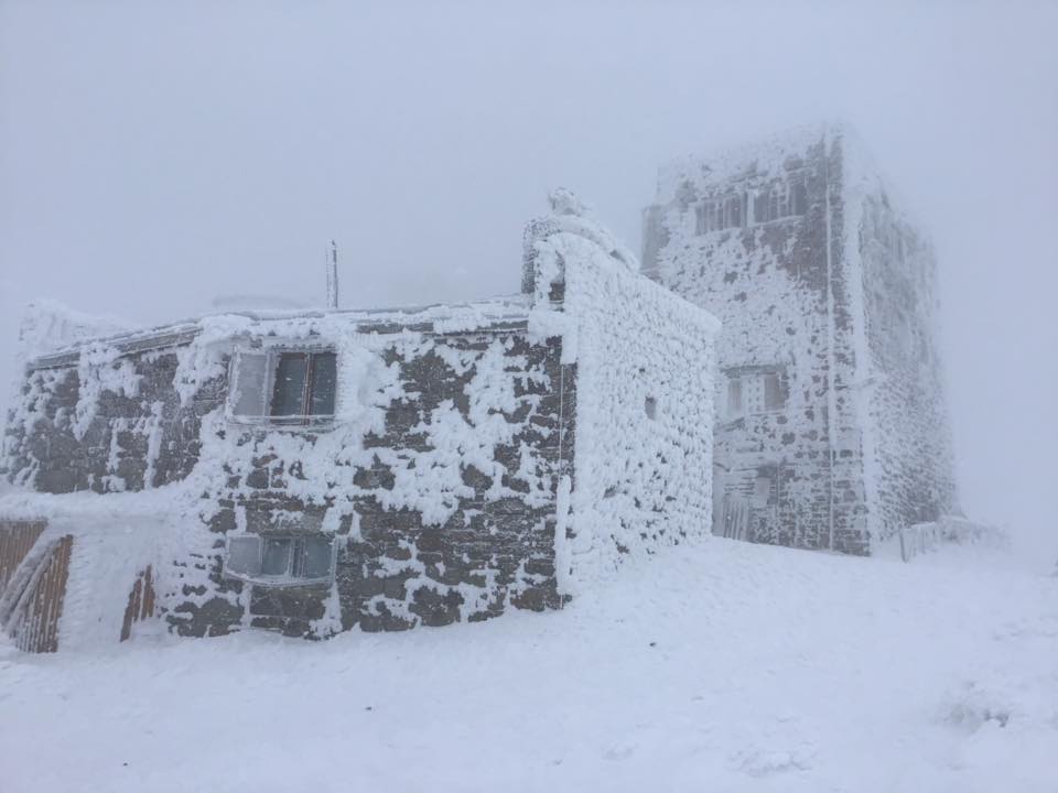 У Карпатах, гора Піп Іван вкрилася снігом, температура -10°С (ФОТО)