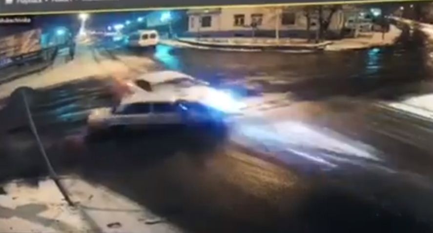 Смертельно-небезпечні перегони з патрульними влаштував водій в Ужгороді (ВІДЕО)