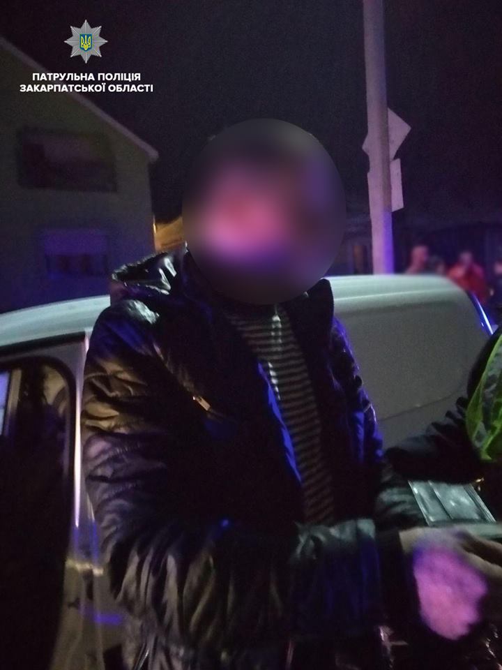 У Мукачеві черговий нетверезий водій влаштував "перегони" з поліцейськими (ФОТО)