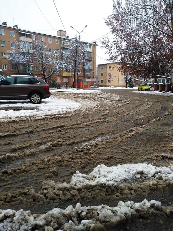 Громада Мукачева намагається привернути увагу місцевої влади до стану доріг міста (ФОТО)