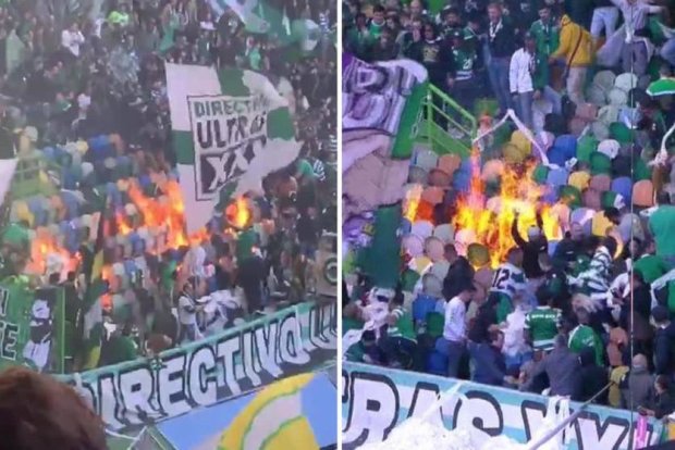 На матчі чемпіонату Португалії ледь не спалили стадіон