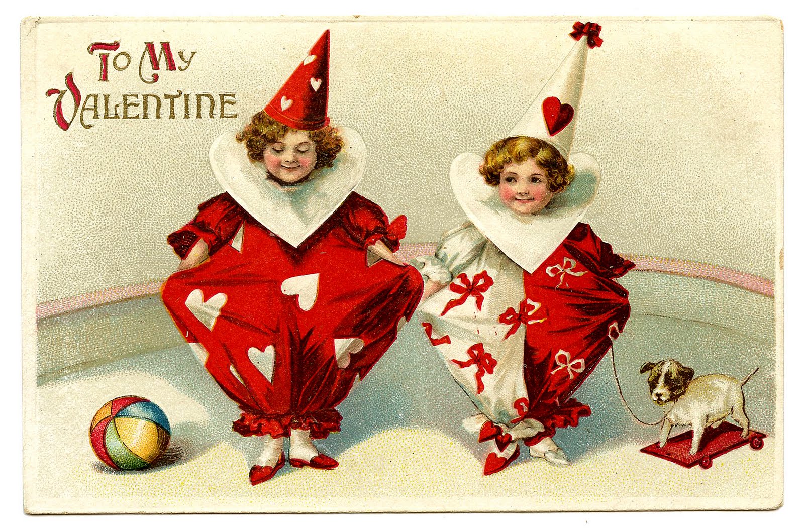 Ретро листівки про кохання: як вітали на Валентинів день?