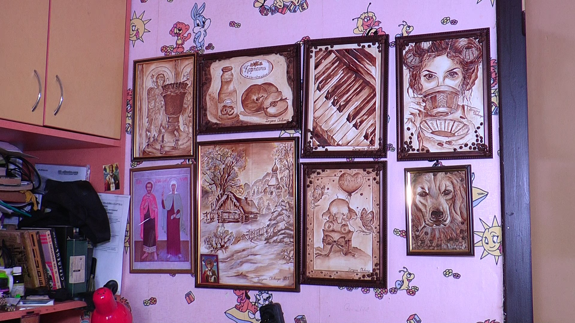 Ікони кавою: на Перечинщині живе унікальна художниця (ВІДЕО)