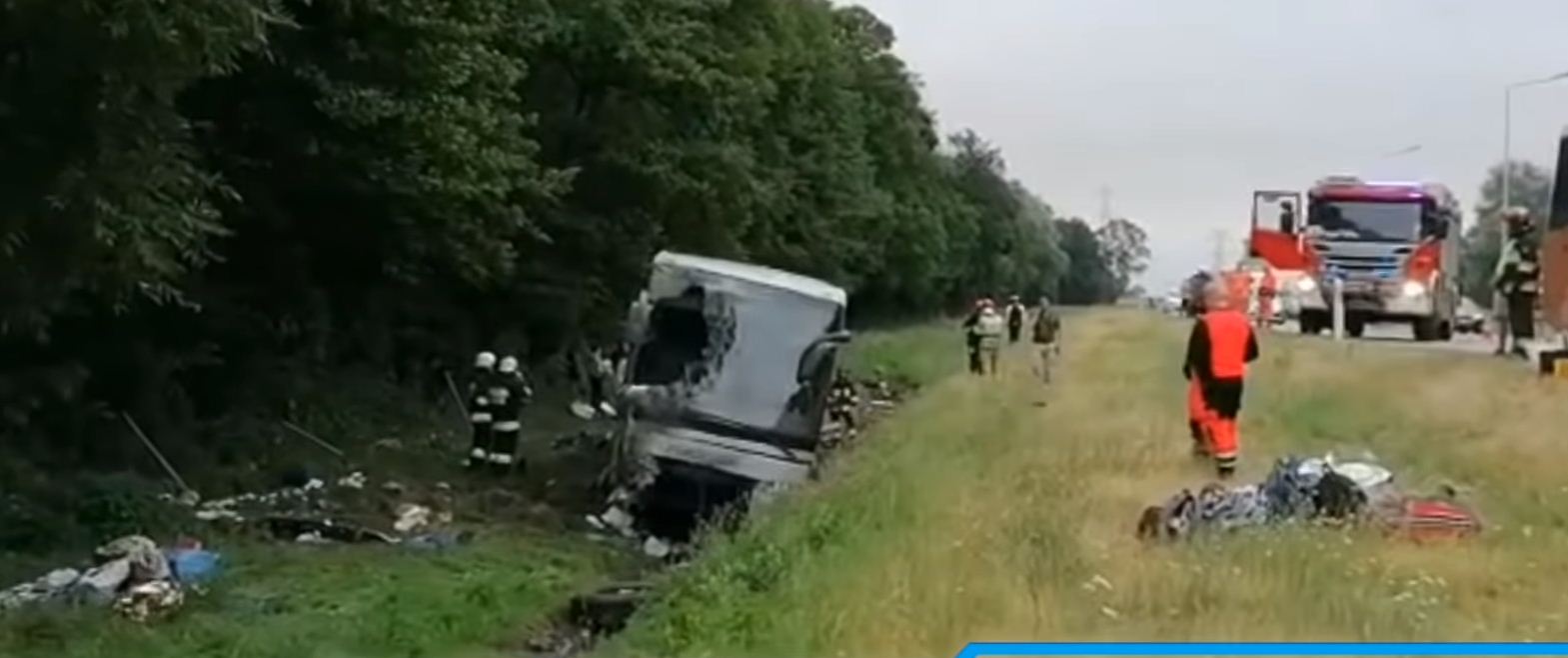 У страшну ДТП потрапив автобус з українцями у Польщі (ВІДЕО)