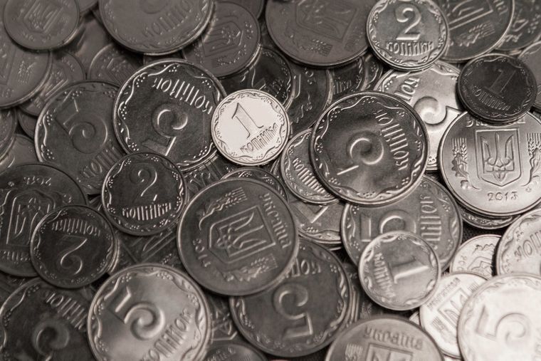 За три тижні в Україні вже не будуть приймати монети номіналом 1, 2 та 5 копійок