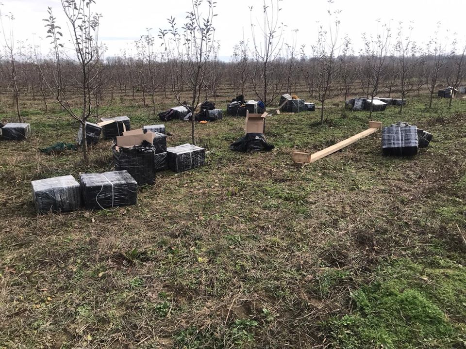 Злякались: на Закарпатті контрабандисти покинули велику партію цигарок (ФОТО)