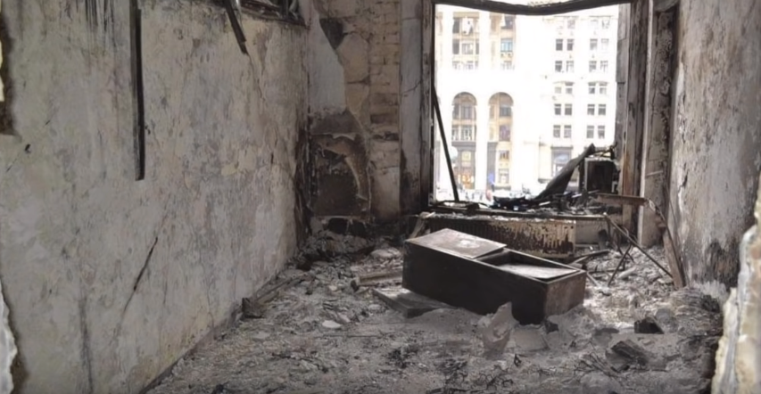 Пожежа у будинку профспілок під час Майдану: СБУ знала про небезпеку? (ВІДЕО)
