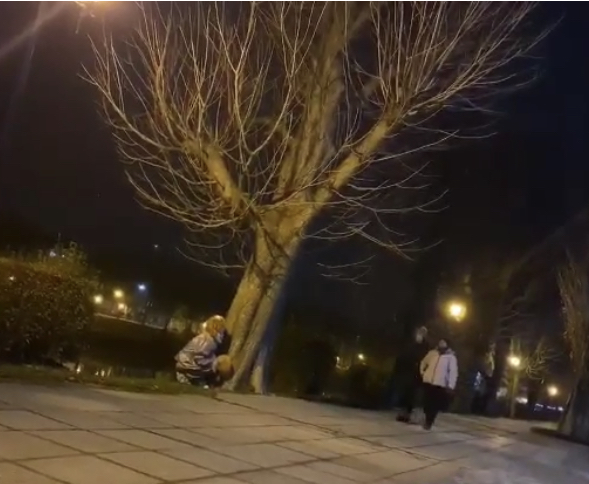 З‘явилося відео нічного переляку в Ужгороді (ВІДЕО)