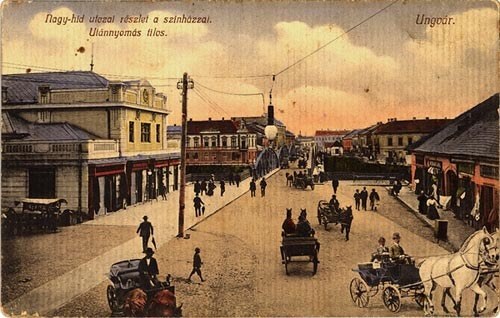 Історичний Ужгород: колись пішохідним мостом їздили карети (ФОТО)