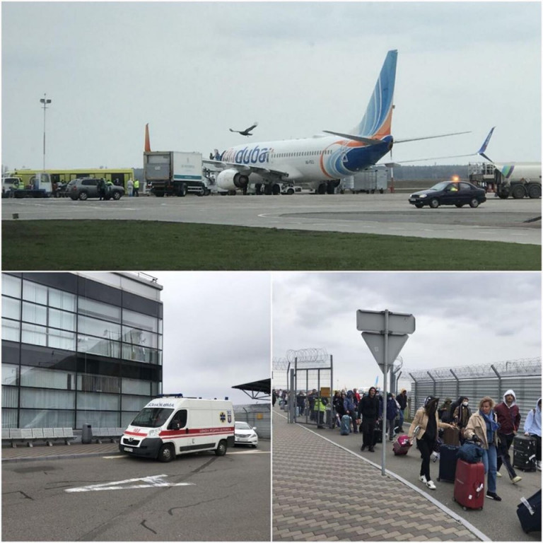 У «Борисполі» приземлився літак з імовірно зараженим на коронавірус пасажиром
