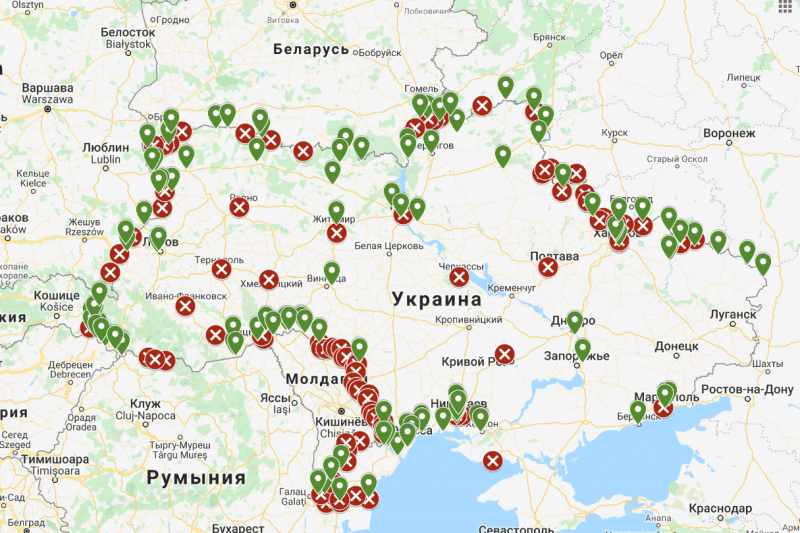 Карта заправок нефтика