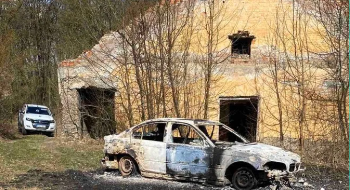 На Берегівщині розстріляли "валютника": BMW знайшли спаленою в лісі (ФОТО)