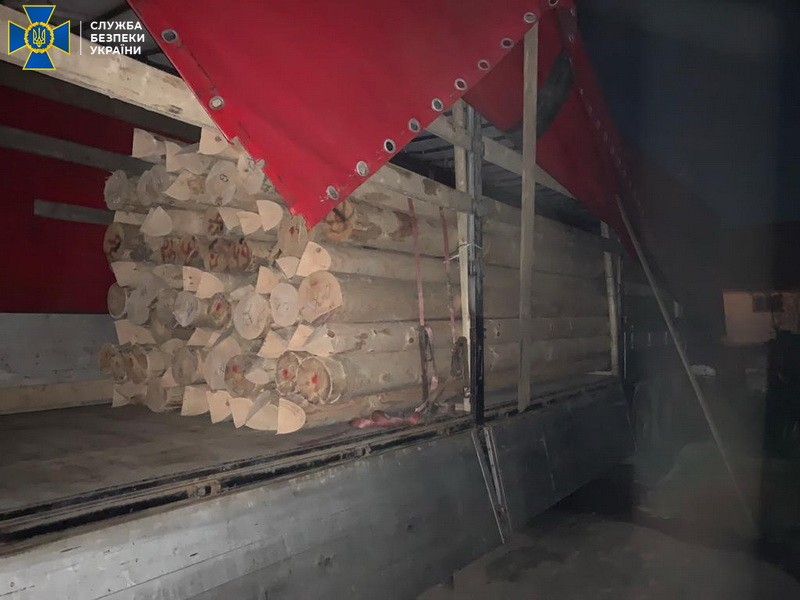 На Закарпатті до ЄС намагалися контрабандною вивезти дві вантажівки деревини (ФОТО)