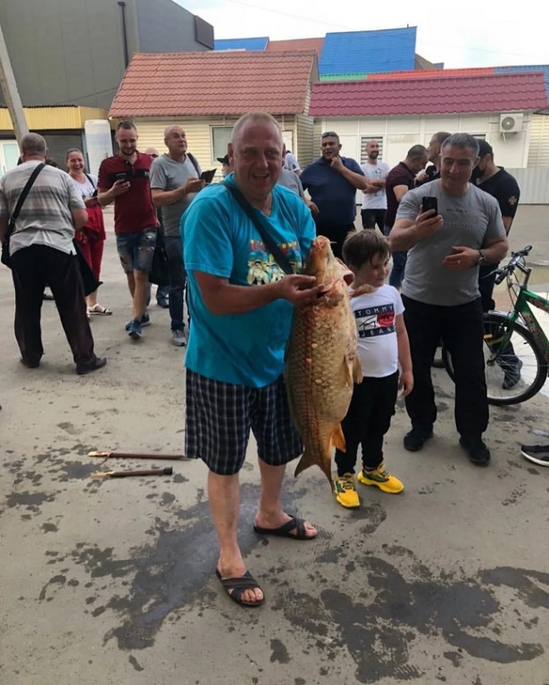 Повінь в Чернівцях: чоловік в калюжі зловив велику рибу голими руками (ФОТО, ВІДЕО)