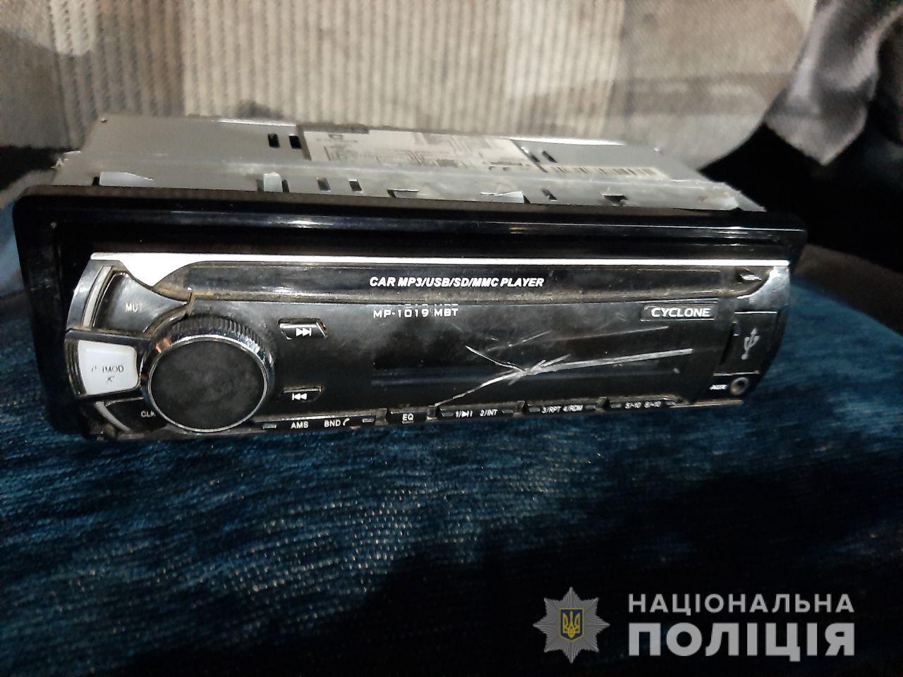 Крадіжка магнітоли в Ужгороді: поліція встановила особи злочинців (ФОТО)
