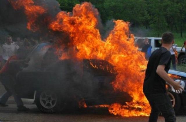 Пожежа на Міжгірщині: горів автомобіль Аudi A6