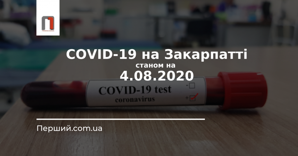 На Закарпатті за добу виявили 66 нових випадків захворюваності на COVID-19, 4 летальні